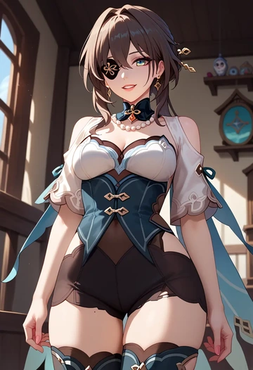 star rail,ruan mei,pirate  - AI generated anime art